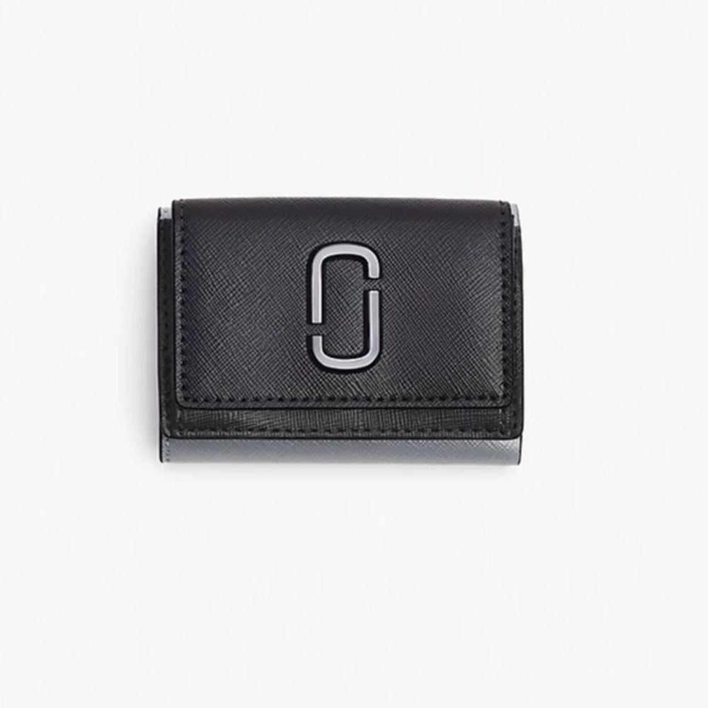 Marc Jacobs The Utility Snapshot Mini Trifold Wallet Wolf Grey